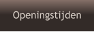 Openingstijden